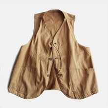Load image into Gallery viewer, 1940's~ "RED HEAD" H.B.T HALF MOON  HUNTING VEST (LARGE)
