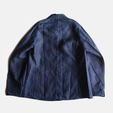 Load image into Gallery viewer, N.O.S 1920's~ "FRENCH NAVY" INDIGO LINEN CHORE JACKET (48 MEDIUM)
