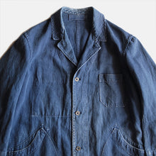 Load image into Gallery viewer, 1930's FRENCH WORK METIS COAT (LARGE)