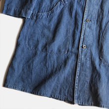 Load image into Gallery viewer, 1930's FRENCH WORK METIS COAT (LARGE)