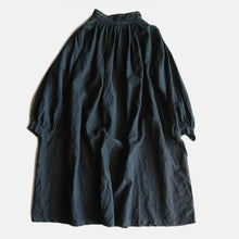 画像をギャラリービューアに読み込む, ANTIQUE FRENCH INDIGO LINEN BIAUDE (UNISEX) MINT CONDITION