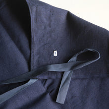 画像をギャラリービューアに読み込む, N.O.S ANTIQUE FRENCH INDIGO LINEN APLON