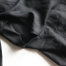 画像をギャラリービューアに読み込む, ANTIQUE FRENCH INDIGO LINEN BIAUDE (ONE SIZE FITS ALL) NEAR DEADSTOCK