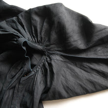 画像をギャラリービューアに読み込む, ANTIQUE FRENCH INDIGO LINEN BIAUDE (ONE SIZE FITS ALL) NEAR DEADSTOCK