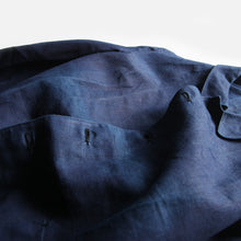 Load image into Gallery viewer, N.O.S 1920's~ "FRENCH NAVY" INDIGO LINEN CHORE JACKET (48 MEDIUM)