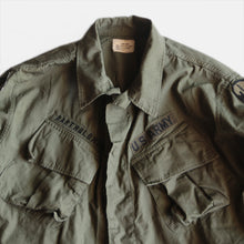 Load image into Gallery viewer, 1960's "U.S.ARMY" JUNGLE FATIGUE JACKET NON LIP (LARGE SHORT)