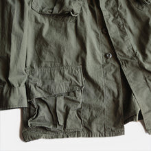 Load image into Gallery viewer, 1960's "U.S.ARMY" JUNGLE FATIGUE JACKET NON LIP (LARGE SHORT)