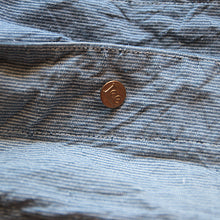 Load image into Gallery viewer, 1950's "LEE" 96-J PIN STRIPE WORK CHORE JACKET (42LARGE)