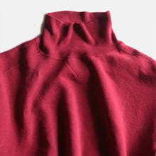 画像をギャラリービューアに読み込む, 1990's "L.L.BEAN×RUSSELL" TURTLE NECK SWEAT PARKA (LARGE) DARK RED