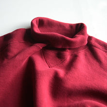 画像をギャラリービューアに読み込む, 1990's "L.L.BEAN×RUSSELL" TURTLE NECK SWEAT PARKA (LARGE) DARK RED