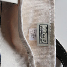 画像をギャラリービューアに読み込む, "L.L.BEAN" BOAT AND TOTE BLACK & WHITE RARE PRINTED