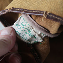 画像をギャラリービューアに読み込む, 1960's "L.L.BEAN" TOTE BAG WITH LEATHER HANDLE