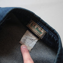 Load image into Gallery viewer, 1980's "L.L.BEAN" DENIM JACKET (LRAGE)
