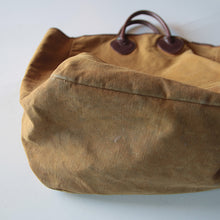 画像をギャラリービューアに読み込む, 1960's "L.L.BEAN" TOTE BAG WITH LEATHER HANDLE