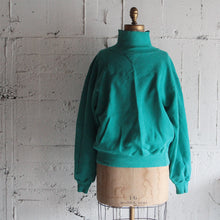 画像をギャラリービューアに読み込む, 1990's "L.L.BEAN×RUSSELL" TURTLE NECK SWEAT PARKA (MEDIUM) GREEN