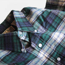 Load image into Gallery viewer, N.O.S 1980's "L.L.BEAN" BLK WACH B.D COTTON SHIRT (LARGE)