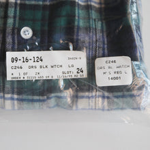 Load image into Gallery viewer, N.O.S 1980's "L.L.BEAN" BLK WACH B.D COTTON SHIRT (LARGE)