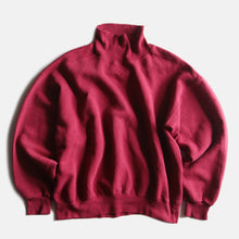 画像をギャラリービューアに読み込む, 1990's "L.L.BEAN×RUSSELL" TURTLE NECK SWEAT PARKA (LARGE) DARK RED