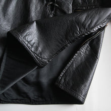 Load image into Gallery viewer, 1950's "TAUBERS OF CALIFORNIA" HORSE LEATHER LACEUP PULLOVER (LARGE)