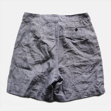 Load image into Gallery viewer, N.O.S ~1960's FRENCH NAVY LINEN SHORTS (W32)