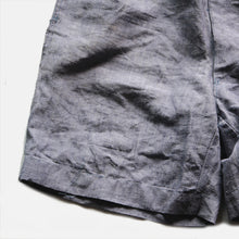 Load image into Gallery viewer, N.O.S ~1960's FRENCH NAVY LINEN SHORTS (W32)