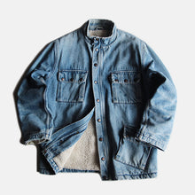 Load image into Gallery viewer, 1970's "LEVI'S" DENIM BOA JACKET (LARGE)