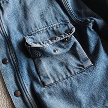 Load image into Gallery viewer, 1970's "LEVI'S" DENIM BOA JACKET (LARGE)