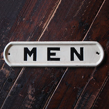 画像をギャラリービューアに読み込む, VINTAGE RESTROOM SIGN