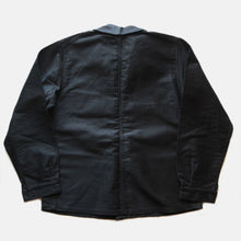 画像をギャラリービューアに読み込む, N.O.S 1950's BLACK MOLESKIN WORK JACKET (LARGE)