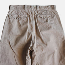 Load image into Gallery viewer, 1950's FRENCH ARMY M-52 CHINO TROUSER (SIZE 22)