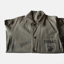 Load image into Gallery viewer, MADE IN USA NOS 1940's "USMC" P-41 HBT JACKET (40 LARGE)