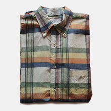 Load image into Gallery viewer, 1960's INDIA MADRAS COTTON S/S B.D SHIRT (MEDIUM) MINT CONDITION