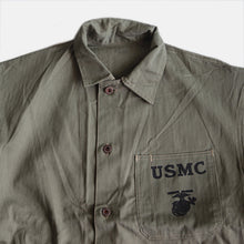 Load image into Gallery viewer, N.O.S 1940's "U.S.M.C" P-41 H.B.T JACKET (42 LARGE)