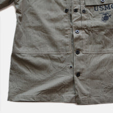 Load image into Gallery viewer, N.O.S 1940's "U.S.M.C" P-44 H.B.T JACKET (38 MEDIUM)