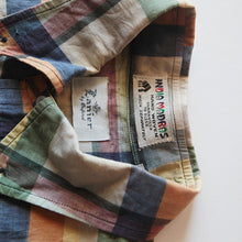 Load image into Gallery viewer, 1960's INDIA MADRAS COTTON S/S B.D SHIRT (MEDIUM) MINT CONDITION