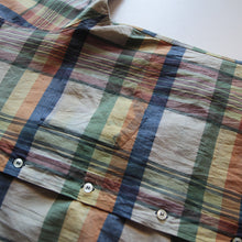 Load image into Gallery viewer, 1960's INDIA MADRAS COTTON S/S B.D SHIRT (MEDIUM) MINT CONDITION