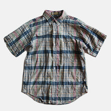 画像をギャラリービューアに読み込む, 1960's HAND WOVEN INDIA MADRAS S/S COTTON SHIRT (MEDIUM) MINT CONDITION