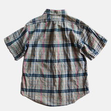 画像をギャラリービューアに読み込む, 1960's HAND WOVEN INDIA MADRAS S/S COTTON SHIRT (MEDIUM) MINT CONDITION