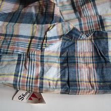 Load image into Gallery viewer, N.O.S 1960's MADRAS COTTON B.D S/S SHIRT (SMALL)