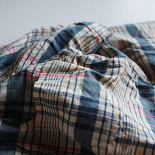 画像をギャラリービューアに読み込む, 1960's HAND WOVEN INDIA MADRAS S/S COTTON SHIRT (MEDIUM) MINT CONDITION