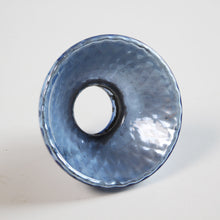 Load image into Gallery viewer, ANTIQUE MERCURY BLUE GLASS SHADE (6 INCH)