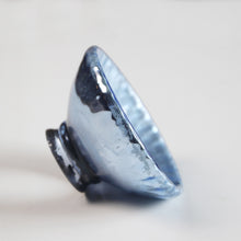 Load image into Gallery viewer, ANTIQUE MERCURY BLUE GLASS SHADE (6 INCH)