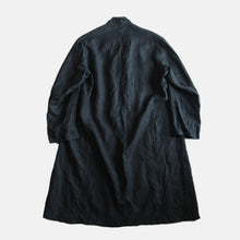 Load image into Gallery viewer, 1900's~ FRENCH WORK INDIGO LINEN WORK COAT (LARGE) ONE WASH MINT CONDITION