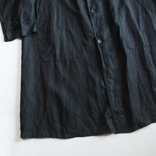 Load image into Gallery viewer, 1900's~ FRENCH WORK INDIGO LINEN WORK COAT (LARGE) ONE WASH MINT CONDITION
