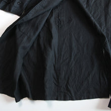 Load image into Gallery viewer, 1900's~ FRENCH WORK INDIGO LINEN WORK COAT (LARGE) ONE WASH MINT CONDITION