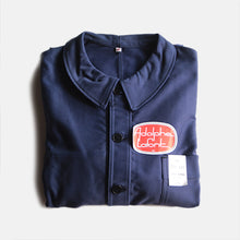 Load image into Gallery viewer, N.O.S 1960's "ADOLPHE LAFONT" BLUE MOLESKIN WORK JACKET (X-LARGE)