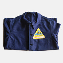 Load image into Gallery viewer, N.O.S 1950's~ "LE MONT SAINT MICHEL" BLUE MOLESKIN JACKET (MEDIUM)