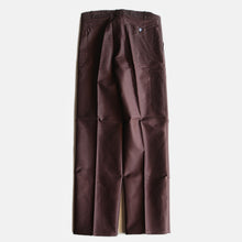 Load image into Gallery viewer, N.O.S 1960's FRENCH WORK BROWN MOLESKIN TROUSER (W33.5)