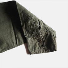 Load image into Gallery viewer, N.O.S 1940's "U.S.N" POPLIN WORK SHIRT (MEDIUM)