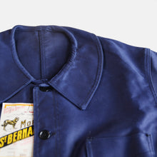 Load image into Gallery viewer, N.O.S 1940's FRENCH WORK MOLESKIN JACKET (LARGE)